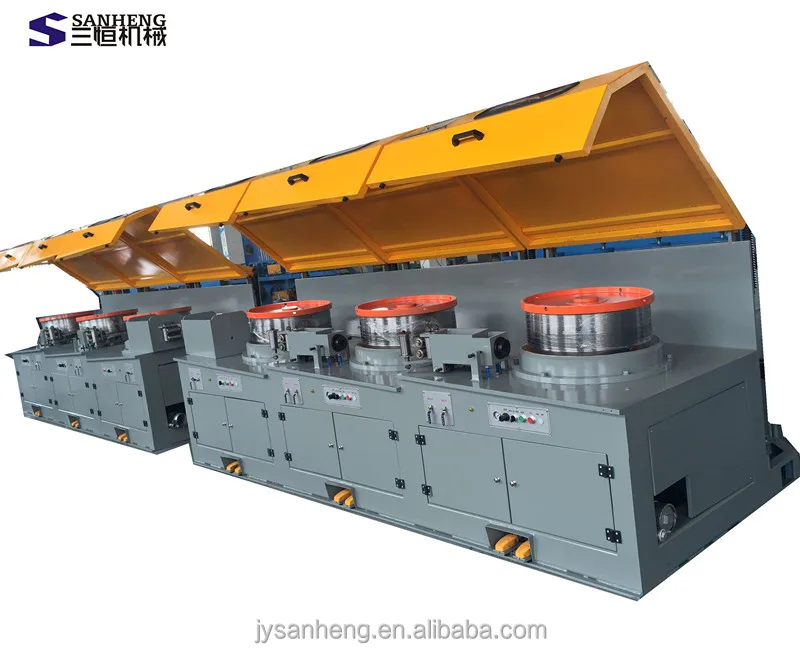 Машина для волочения проволоки с прямой линией модель LZ6/550