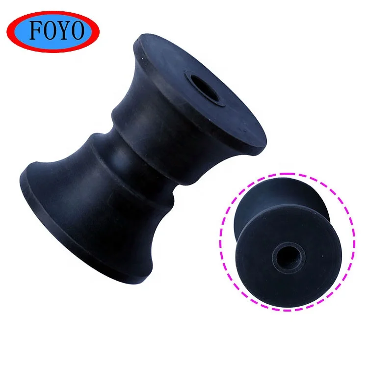 China black yacht nylon boat trailer bow roller for marine boats