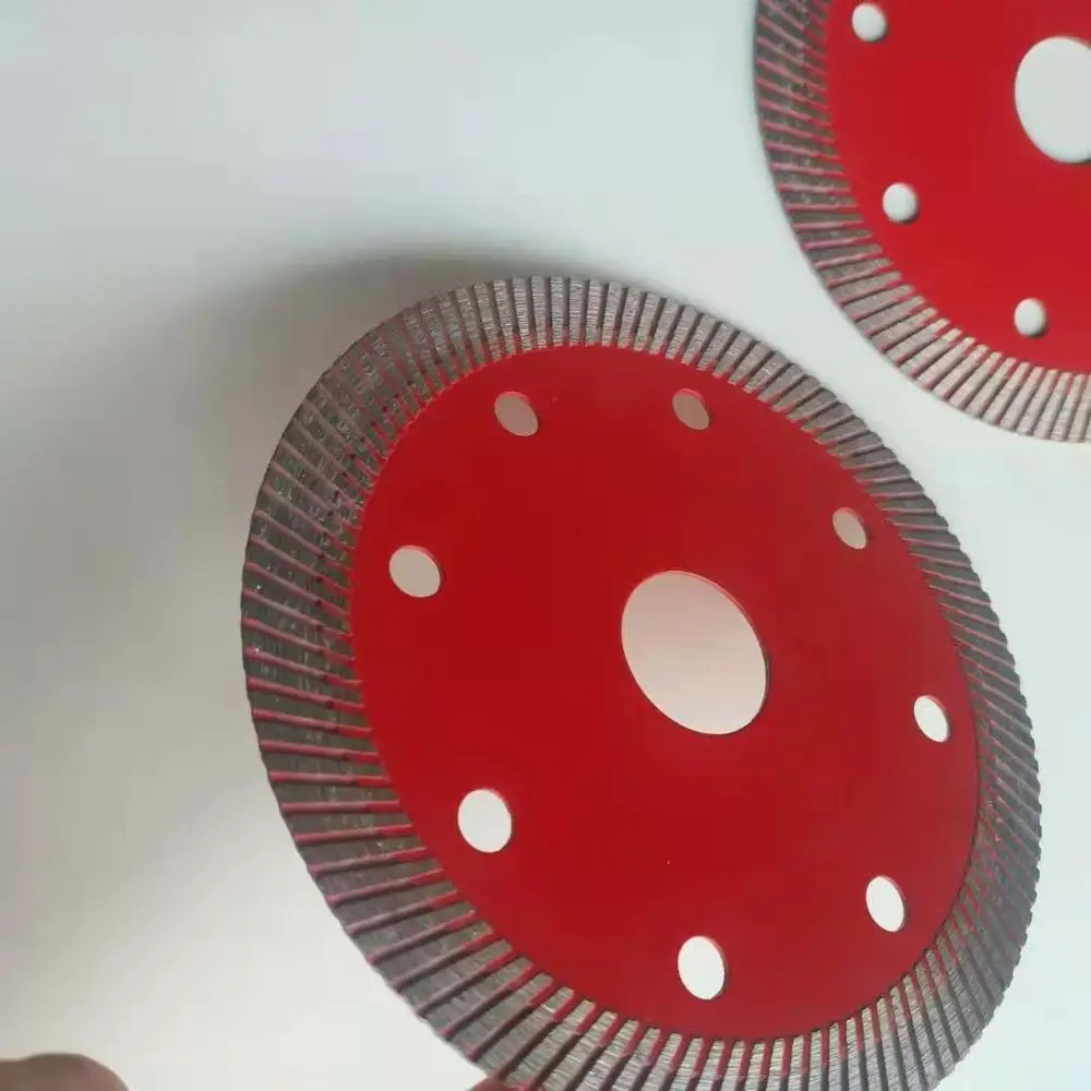 Turbo Segment Ultra Hard Materials hot press Diamond Cutting Disc saw blade to cut ceramic floor tile tools