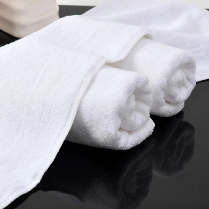 Soft High Absorbency 100% Cotton 35x35cm 70g White Face Towel