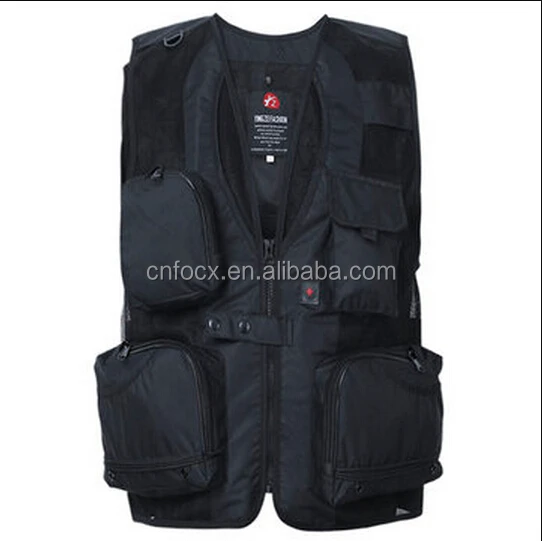 Mens Breathable fishing Sleeveless Vest / Multi Pocket Vest / fishing mesh vest