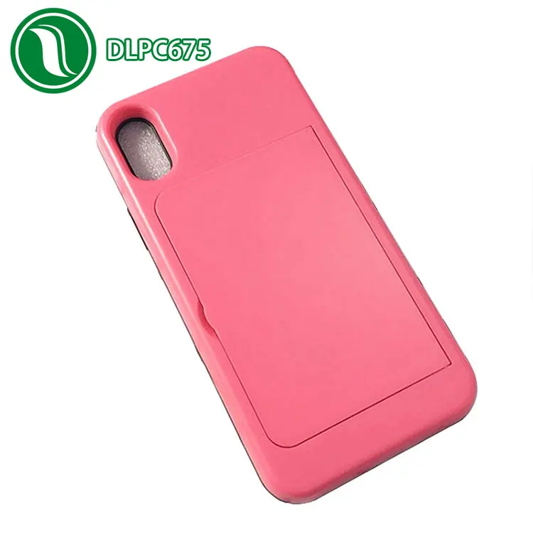 Factory Newest PC+ Silicone Creative Product Cosmetics Palette Phone Case with Makeup Mirror for iPhone X 6S 7 8plus