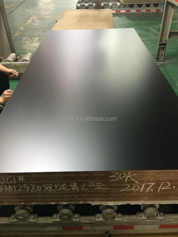 
15mm 25mm furniture grade beech color melamine mdf panel 