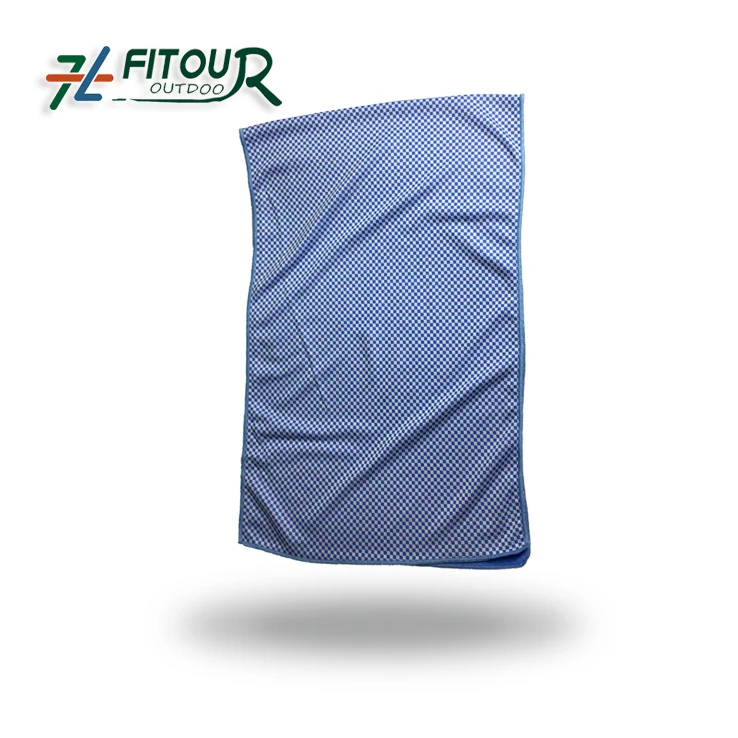 BSCI suppliers made in china quick dry bamboo charcoal fiber towel for sports golf gym run fitness