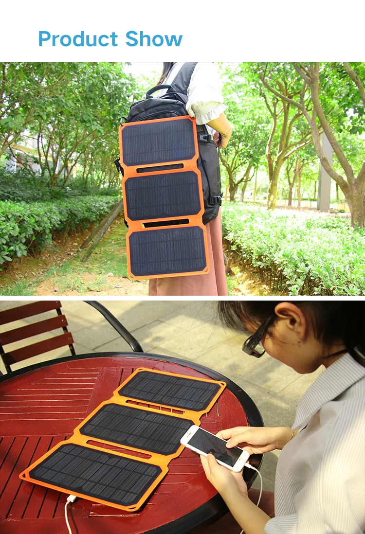Customized Mini Solar Panel 15W 3A Solar Charger 5V External Battery Solar Panel System  For Outdoor Camera