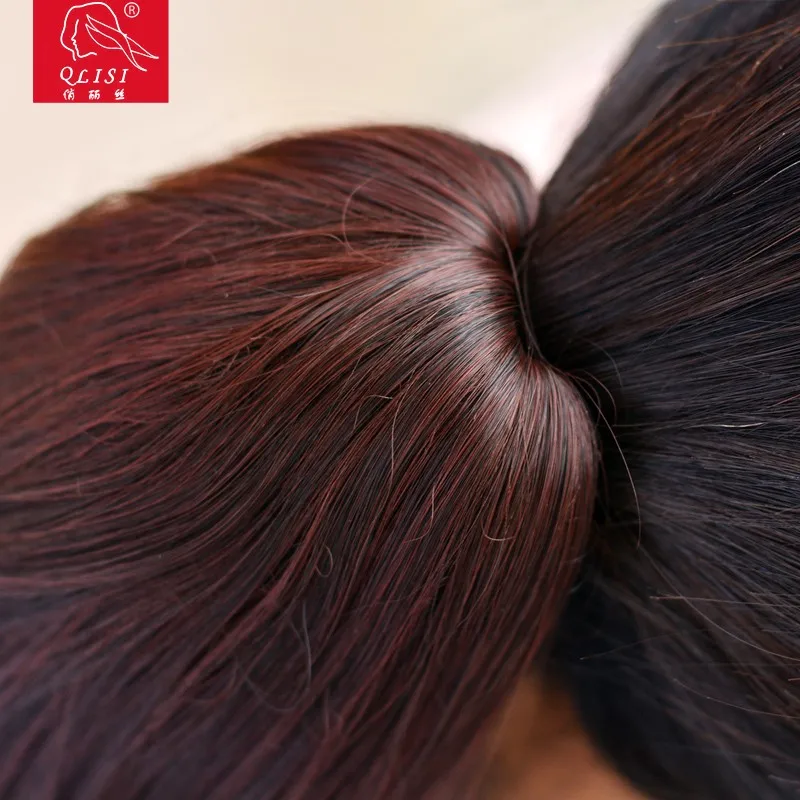 
Easy to wear tangle free claw clip ponytail hairpiece from china wig factory 