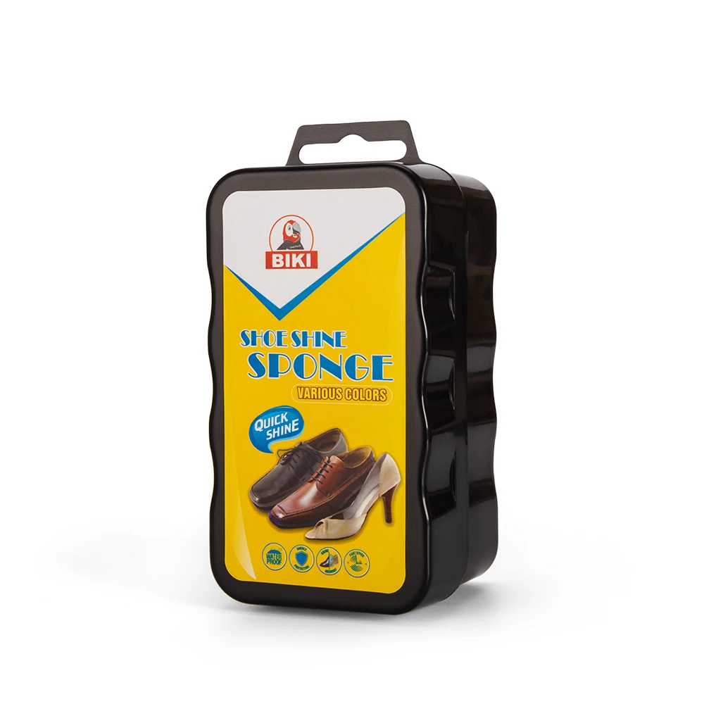 Instant Soft Comfortable Black Shoe Shiner Shine Sponge For Shoe Shine Easy To Use Portable Shoe Shiner Spounge