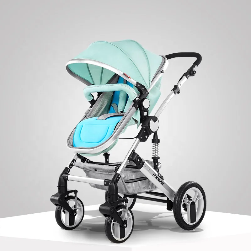 FOREVER Aluminum Alloy Lightweight High Landscape Travel Foldable Baby Pram the Luxury Stroller Infant Carriage