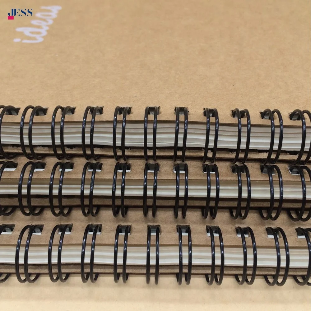 Simple Design Spiral Kraft Paper Blank Notebook Sketch Book