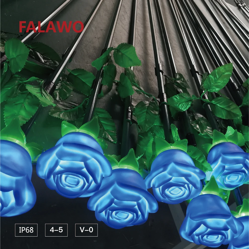 hangzhou factory led outdoor decoration garden park decorative branch flower lights