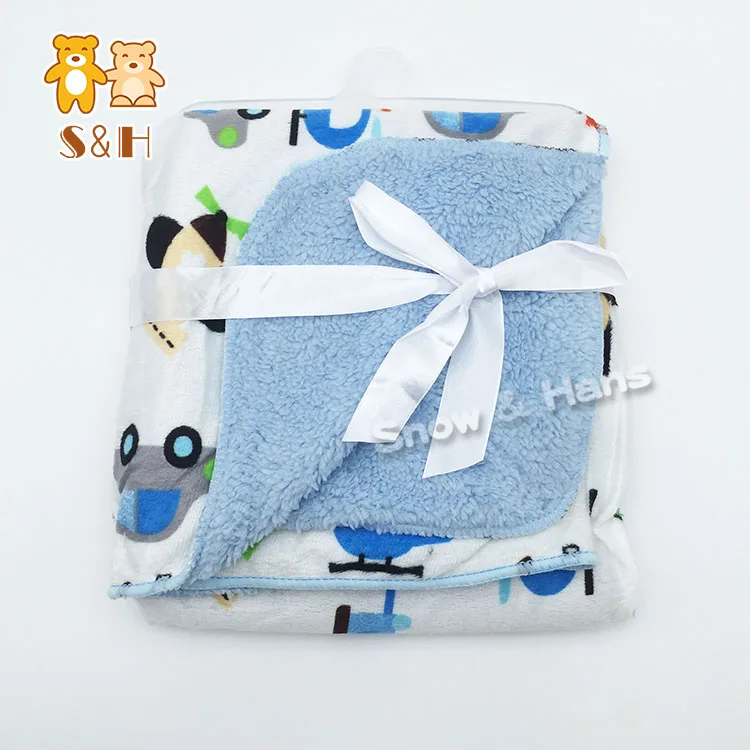 Breathable High Absorbent Hot Selling Baby Blanket Fleece Baby Wrap Swaddle Blanket for Sale Cotton 100% Polyester 40 Baby Sheet