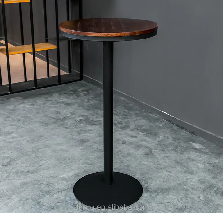 Прямая продажа с фабрики, оптовая продажа, индивидуальный ретро комплект барных стульев и столов из массива дерева