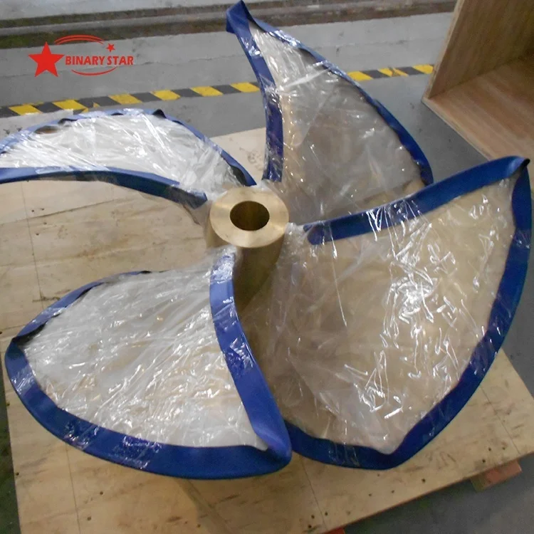 
4 blade bronze copper marina helice 