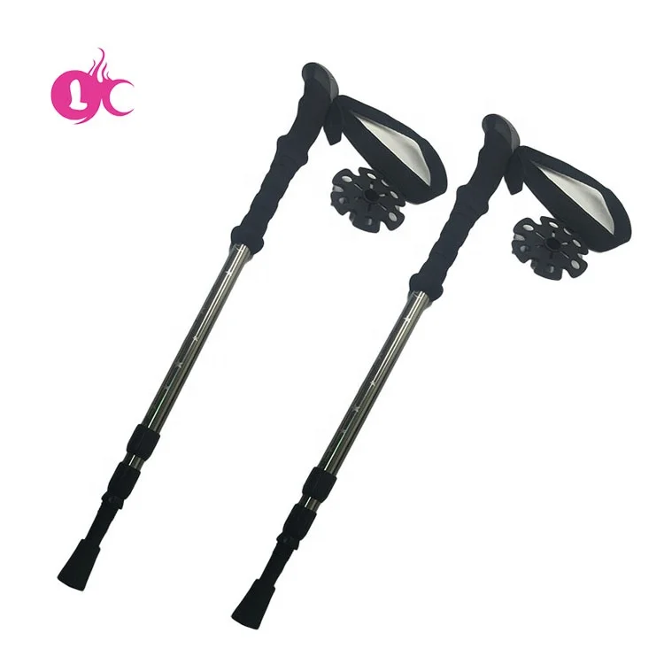 
Factory price hot sales Retractable aluminum alloy Hiking trekking Poles sticks aluminium pole for outdoor sports 