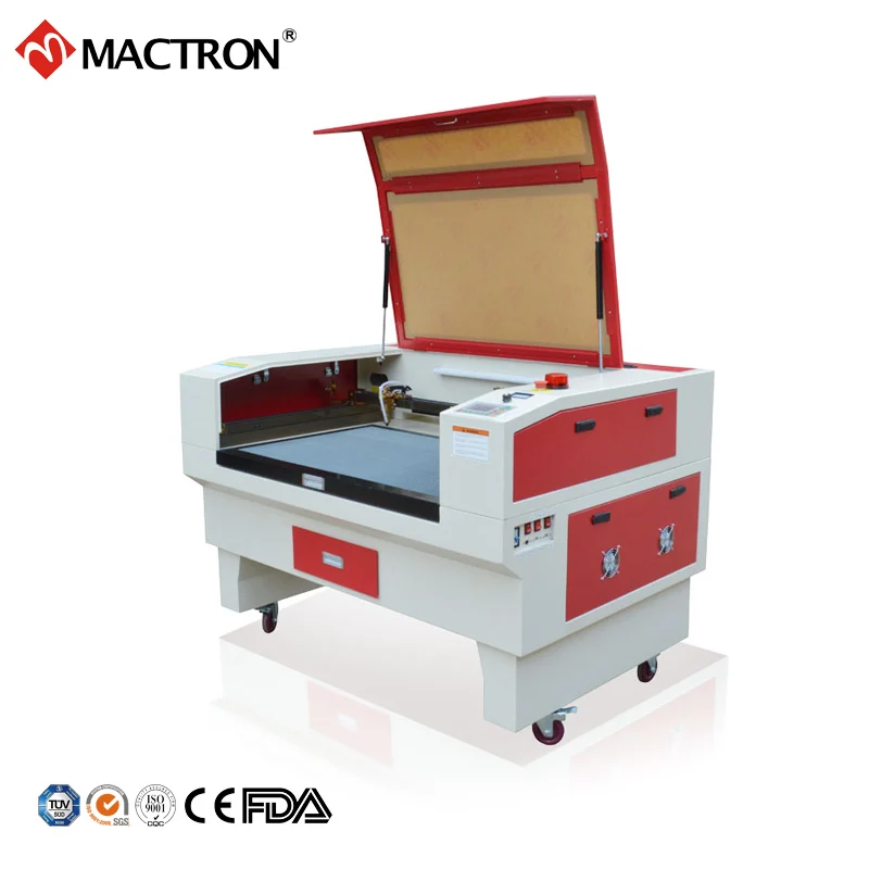 Co2 Laser Cutting Machine 100W with 1390 Temper Glass Cutting