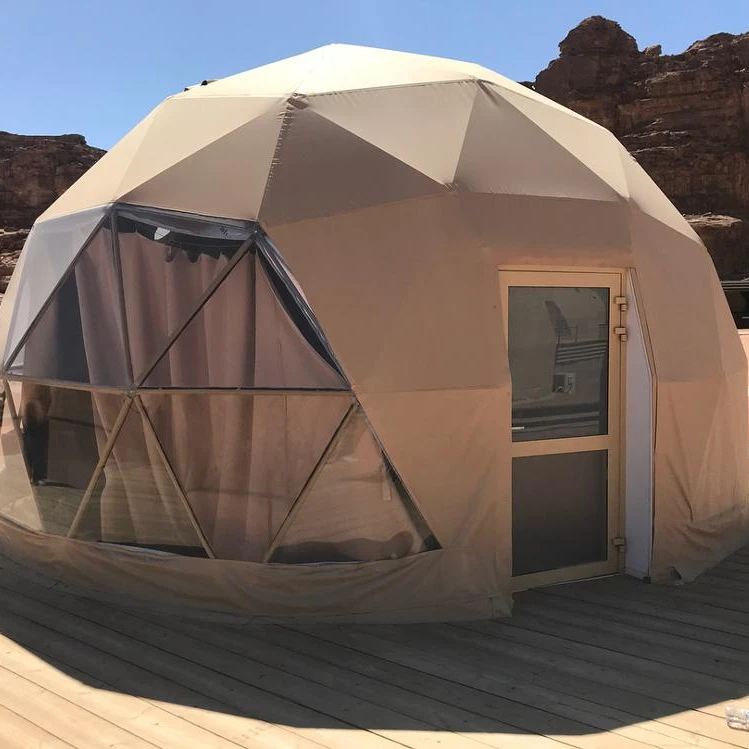 Luxury PVDF Outdoor Glamping Mountain Dome House Hotel Tent