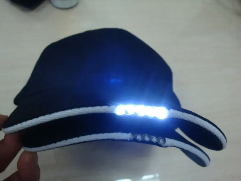 Hard Hat With Led Light Baseball Cap With Hight Quality Built-In Led Light  Cap  lights cap