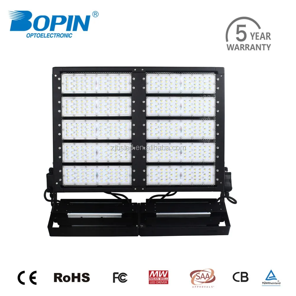 LED high mast light 6000K 1000W 5years guarantee