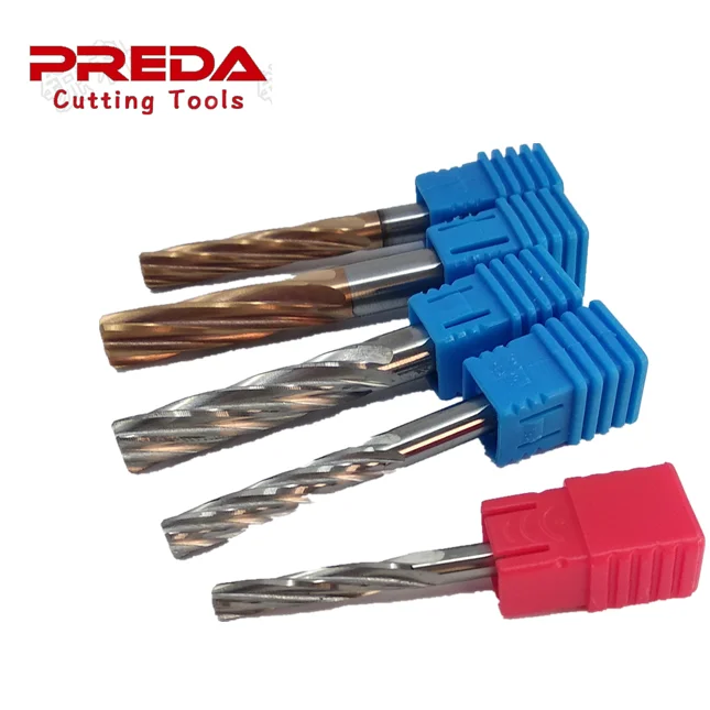 Solid carbide spiral reamers for steel cutting tools