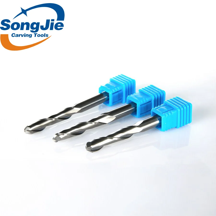 2 Flutes Carbide Ball Cutting Tools 6mm double-edged ball-nose CNC milling cutter