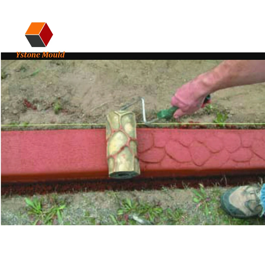 PU material concrete roller stamp