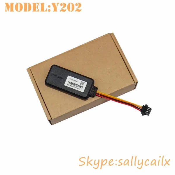 Car gps chip tracker with ignition cut off, internal backup battery tracking device Y202 support web software IOS Android APP
