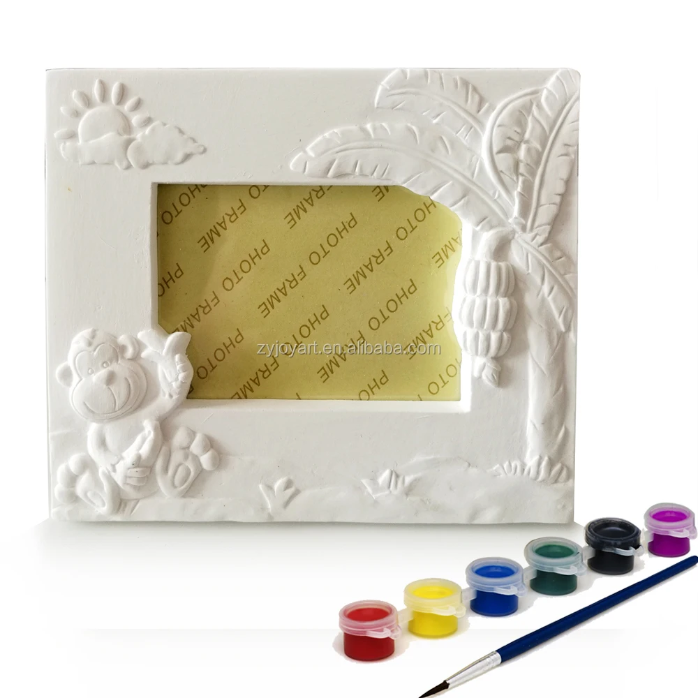DIY Painting Ceramic Picture Photo Frame for home deco