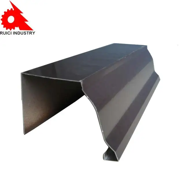 
Custom roof drain size brackets aluminium rain gutter 