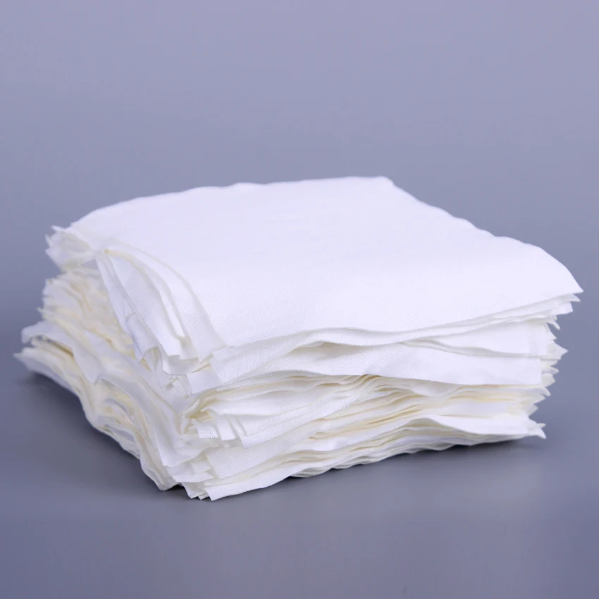 180gsm 4X4Inch Laser Cut Edge Microfiber Polyester Cleanroom Wiper