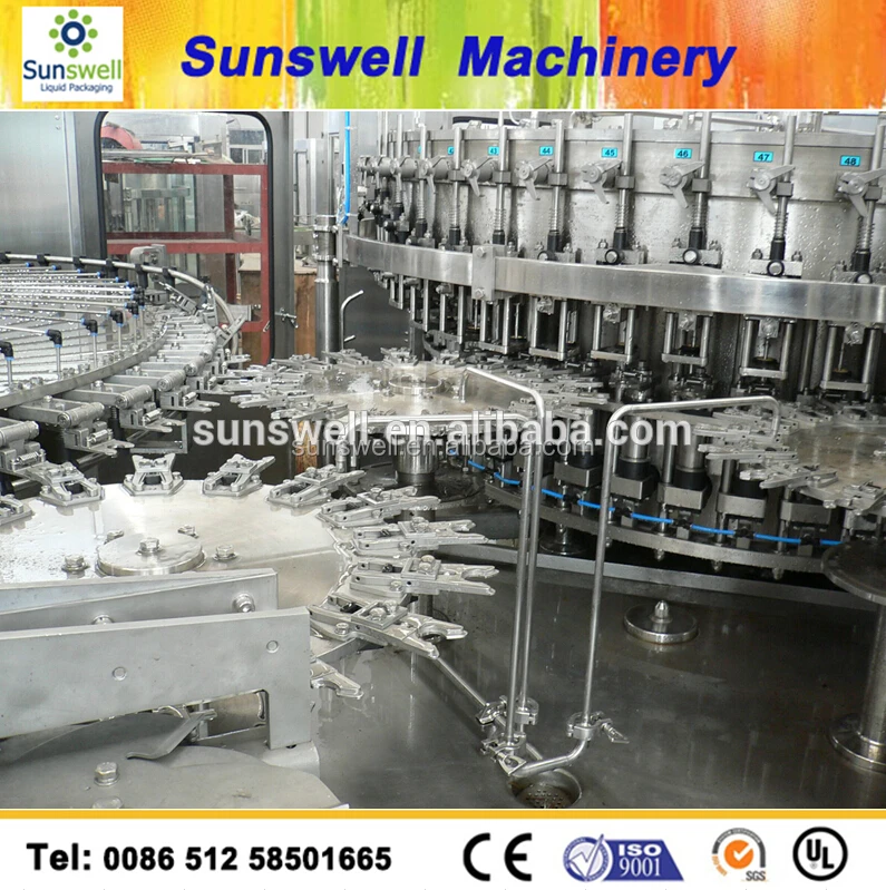 Automatic Liquor / Red Wine / Alcohol / Glass Bottle Filling Line / Bottling Machine
