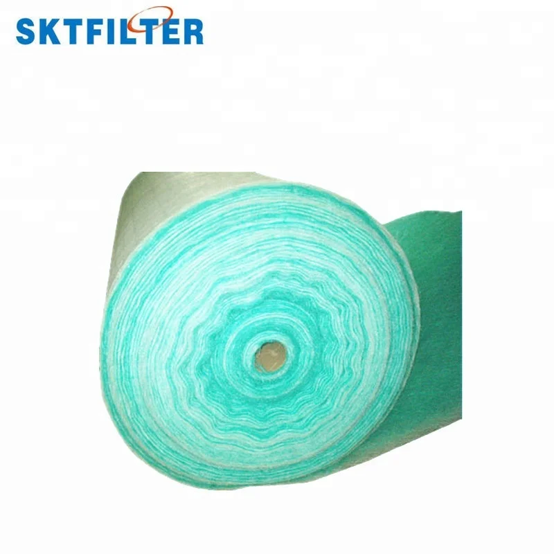 air conditioner cover filter media spray booth fiberglass filter