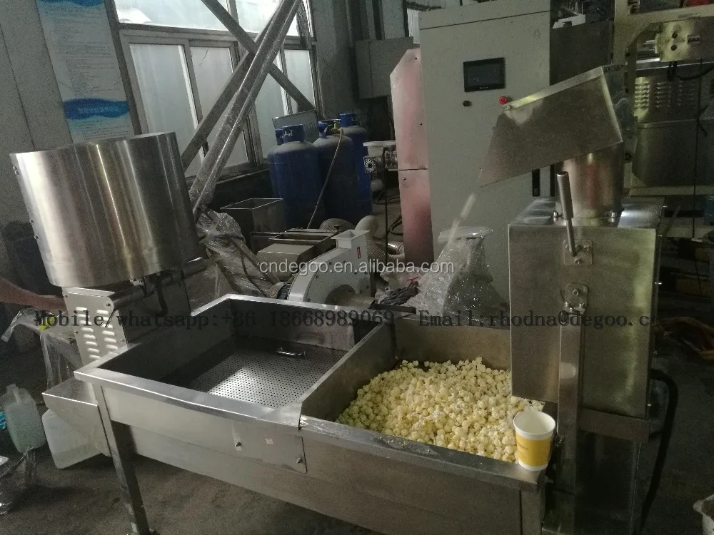 
Jinan DG caramel popcorn production line machines to make popcorn 