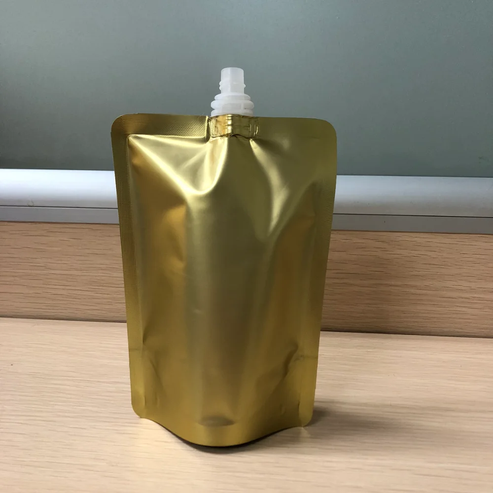 BPA бесплатно двойной почтовый замок встать многоразовые детское питание сбоку носик мешки с Складная воронка