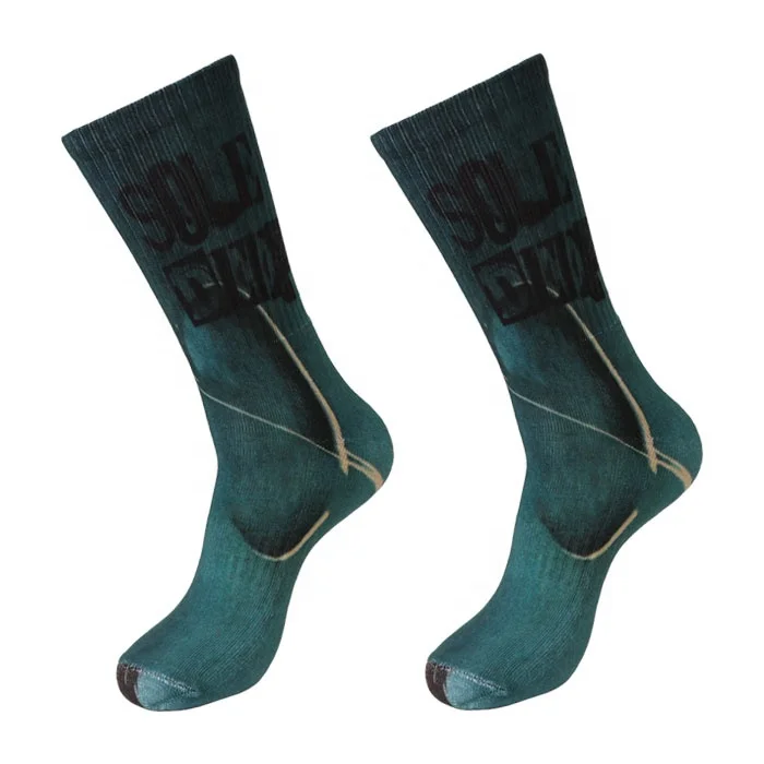 Custom printed skateboard teen blank sublimation novelty cute men tube socks