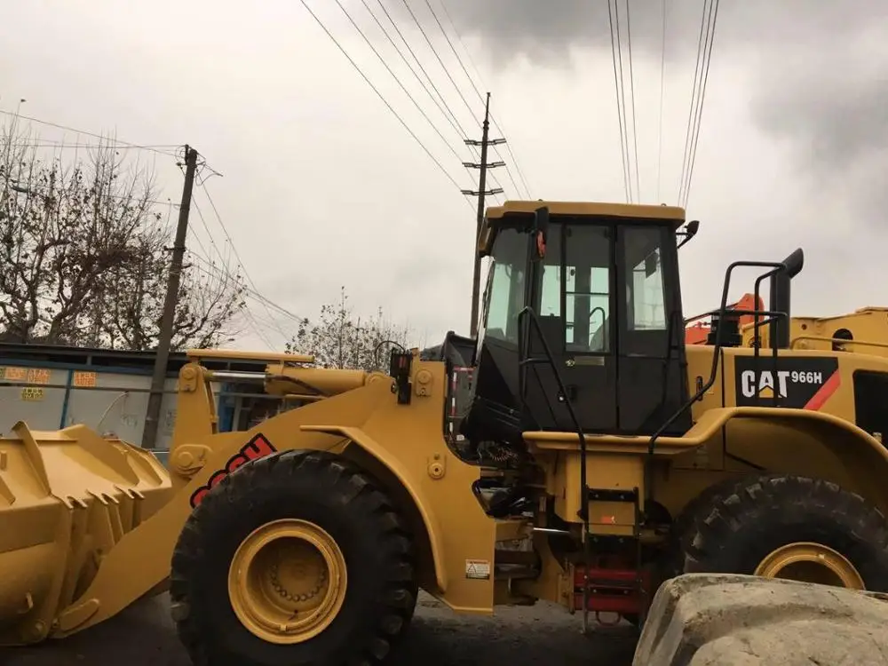 Б/у оригинальный колесный погрузчик Caterpillar CAT 966h в хорошем состоянии