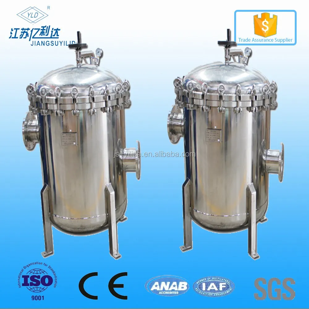 0.5 micro drinking water filter bag type, stainless steel bag filter housings,reusable polyester pleated bag filter