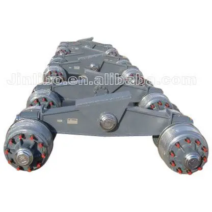 Axle Suspension-Rigid Suspension 80T Bogie Axle Suspension for semi Trailer parts