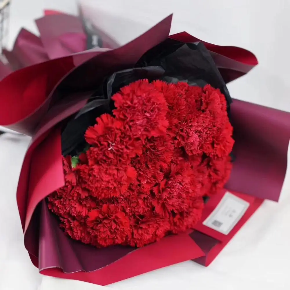 
100% waterproof 58*58CM Flower Mini bouquet wrapper Korean style 2 colors two sides paper 