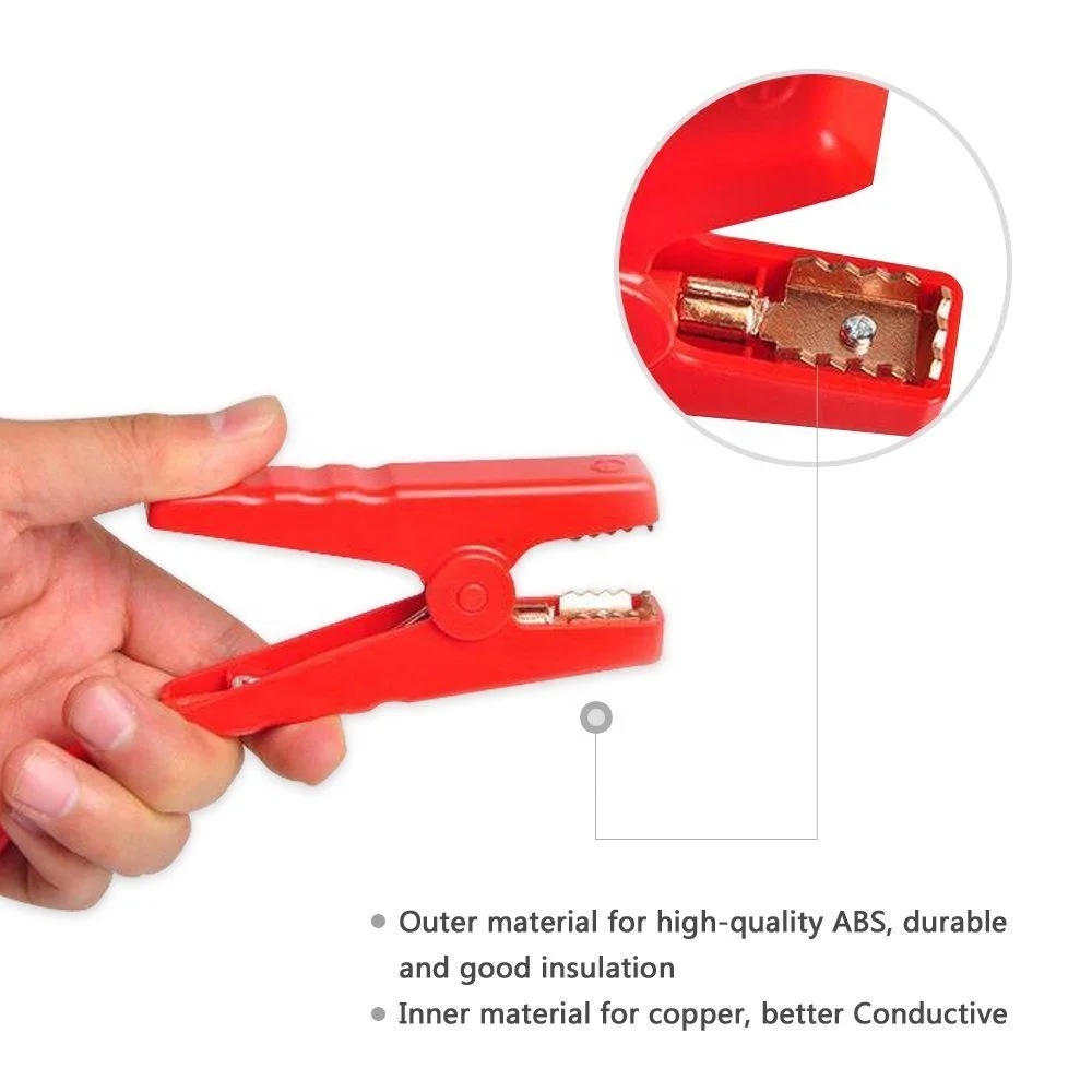 wholesale 200a emergency smart jumper lead auto booster cable clamps with ec5 connectors for 12V Portable Car Jump Starter 400mm