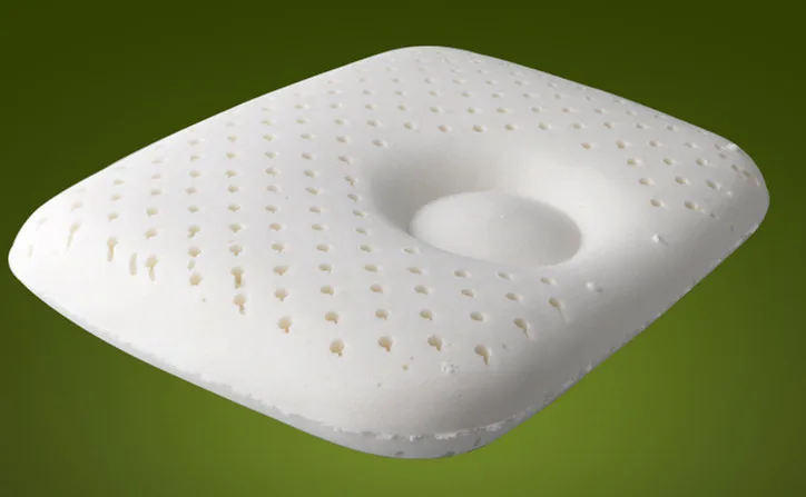 Baby Natural Latex Foam Pillow - Infant Protective flat head, Anti-Roll Head Support Pillow, 0-3 Years