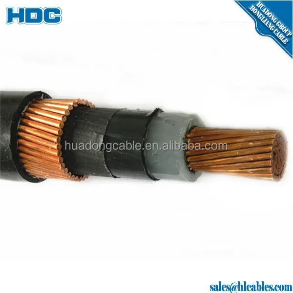 HTA N2XSY 1X70 Medium voltage 35mm 50mm 70mm 95mm 120mm Electrical Cables n2xsy kabel 12 / 20kV