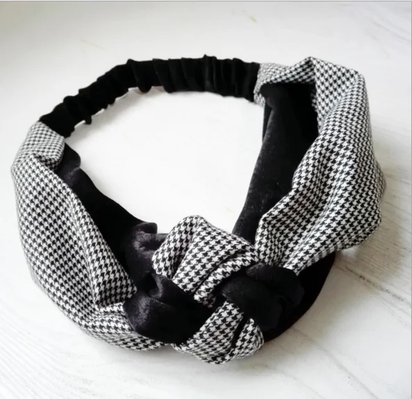 Модные украшения для волос осенняя двухцветная повязка в виде птицы