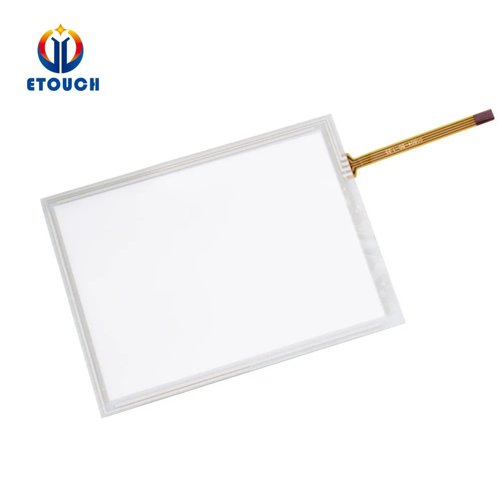 custom made 2.0mm PMMA cover lens+ film+film 4.3 inch 4 wire resistive touch screen panel