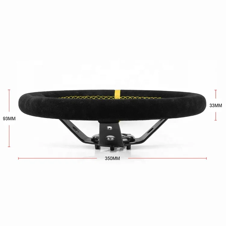 Aluminum 6 Bolt Pattern Deep Dish Racing Custom Steering Wheel