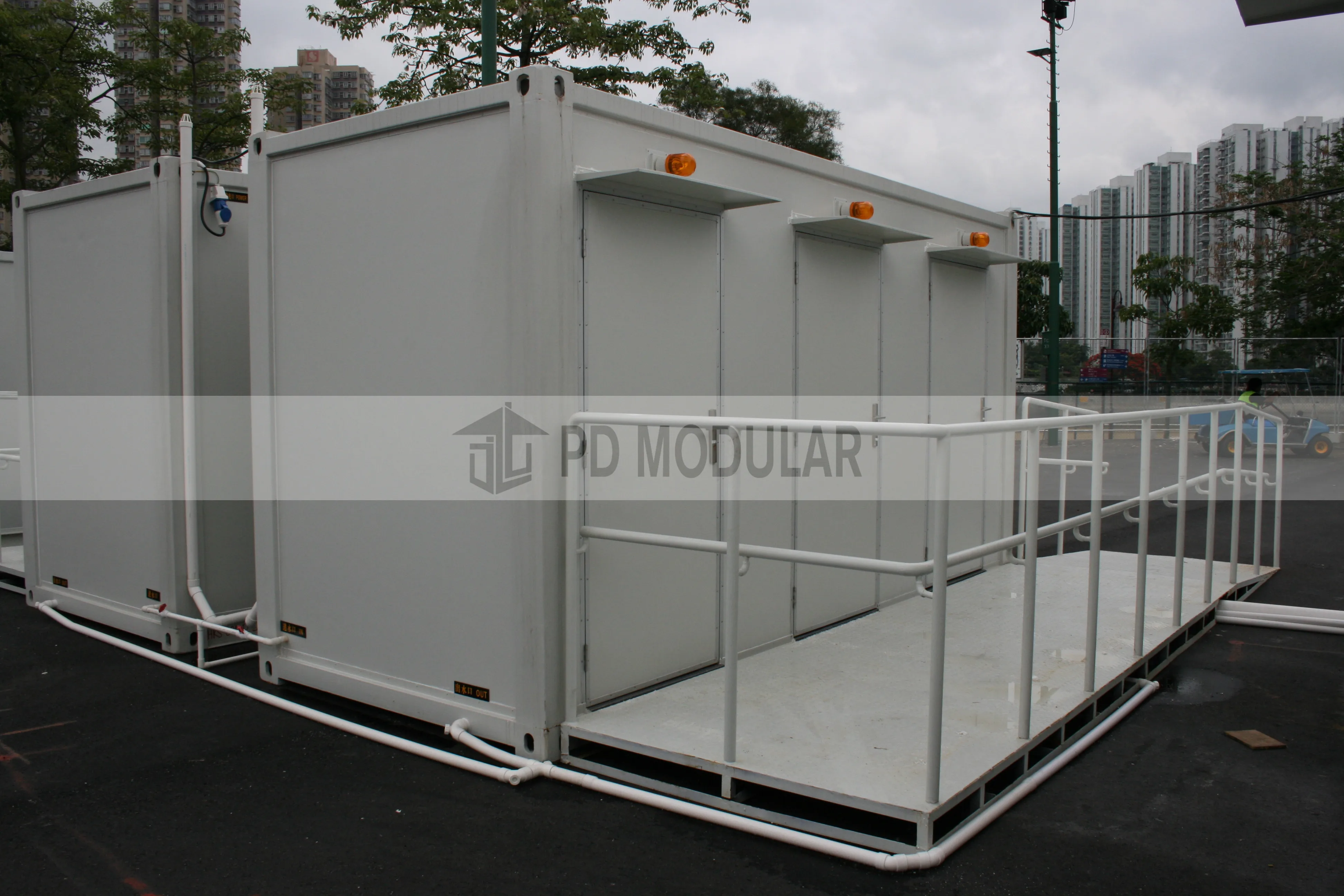 Prefab container toilet mobile modular prefabricated bathroom unit