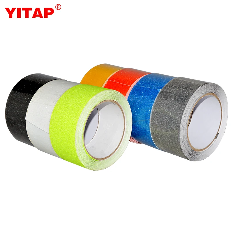 Waterproof Black High Rubber Adhesive Backed Grip Anti Slip Tape Black