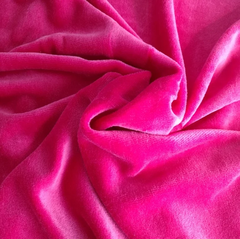 Высококачественная велюровая ткань из бамбукового хлопка, полиэстера, г/кв. М