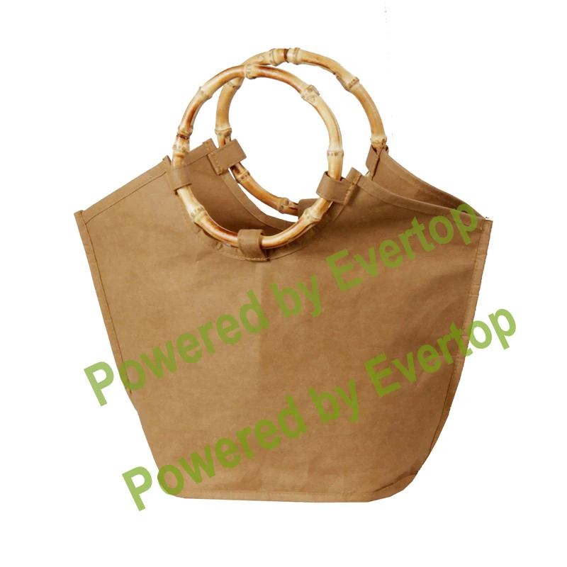 Washable  jeans paper bag craft paper handbag