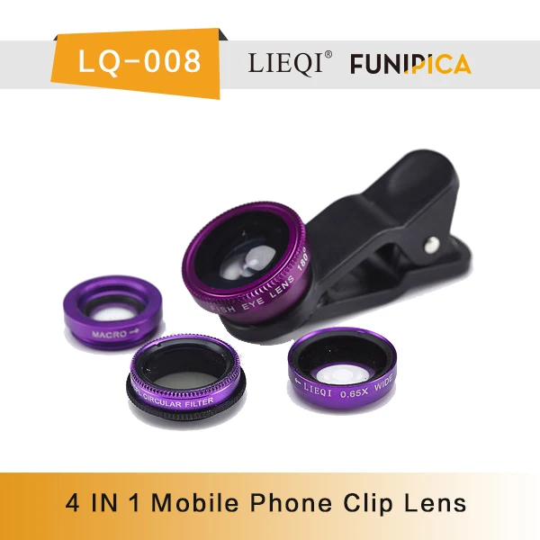 4 в 1 мобильный телефон планшет камера пк клип объектива с рыбий глаз макро CPL объектив