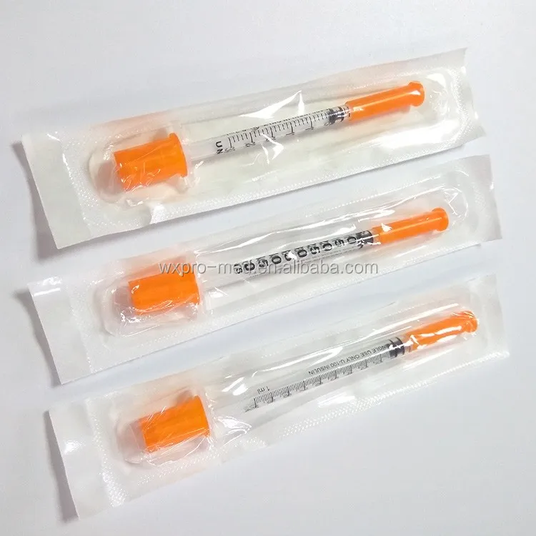 CE/ISO Medical disposable Insulin Syringe